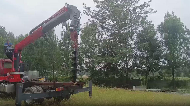 Кран-манипулятор 8T, SST8S4
