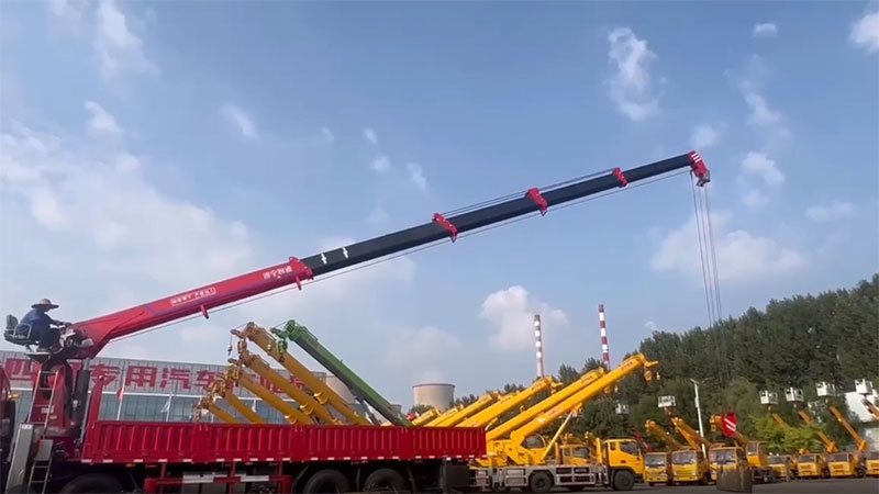 Кран-манипулятор 12T, SST12S5