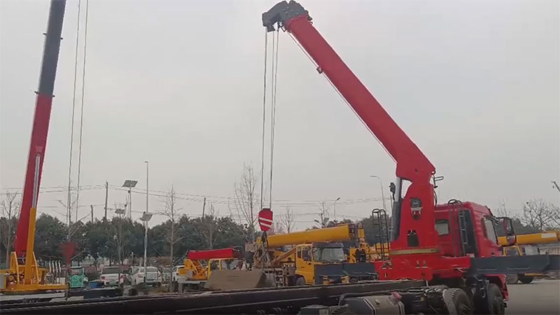 Кран-манипулятор 16T, SST16S5
